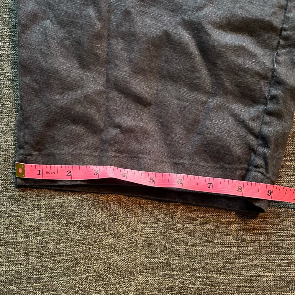 Choices 100% Linen Cropped Pants Size XL - Picture 7 of 7